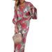 Cross-Border European American 2024 Autumn New Independent Station Printed Button-Up Top And Skirt Set For Women NTZ3455_ecoleips.com