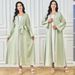 Women's Clothing Sparkling Hot Diamond New Products Waist White Inner Robe Dress_ecoleips.com