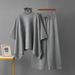 K Female Dress With A Shawl Coat And Wide-leg Pants, A Two-piece Set With A High-end And Luxurious Fashion Style For Ladies_ecoleips.com