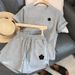 Women's Clothing Loose Short Sleeved T Shirt Casual Shorts Sports Fashion Print Casual Two Piece Set_ecoleips.com