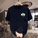 New Cotton Fashion Sense Printing Short-sleeved T-shirt Unisex Men Summer Tide Loose Hundred Tops_ecoleips.com
