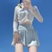 New Women's Swimsuit Student Two Piece Sports Long Sleeve Pure Alluring Hollowed Out High Waisted Slimming Cover Up Anti Exposure_ecoleips.com