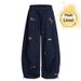 Aria Basics American Retro Embroidered Fun Fleece-Lined Thickened Scimitar For Women Winter New Street Style Hot Girl Oversized_ecoleips.com