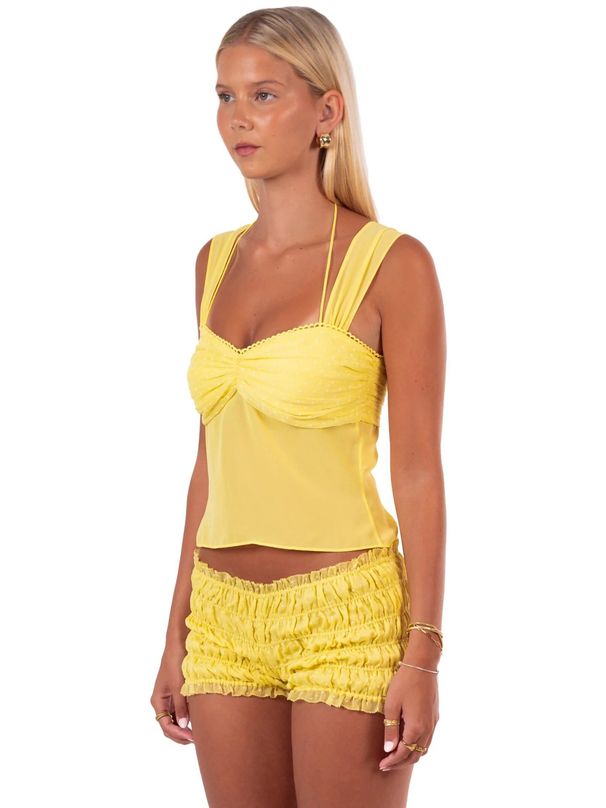 Women's Clothing Summer New Women's Sexy Splicing Suspenders Backless Lace Up Sleeveless Slim Fitting Tops For Women_ecoleips.com
