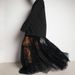 Elegant High-Waist Lace Pencil Skirt – Sexy Sheer Black & White Office-to-Night Skirt For Women (S/M/L)_ecoleips.com