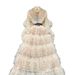 Women's Clothing Luxury French-Style Tulle Ball Gown – Embroidered Sequins & Beads, High Waist Elegant Long Dress (Beige/White/Black, M/L/XL/XXL)_ecoleips.com