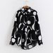 New Floral Print Loose Fit Turn-down Collar Long Sleeve Fashion Shirt For Women_ecoleips.com