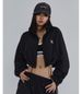 American Style Slim Stand Collar Sun Protection Short For Women's Jazz Dance Outerwear, Waist Up Quick Drying Sports_ecoleips.com