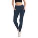 Women's Clothing Double Sided Pocket High Waist Yoga Pants High Elastic Milk Silk Spring And Autumn Nine Point Nude Yoga Leggings_ecoleips.com