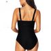Women's Clothing Sexy Leopard Print Bikini Swimsuit Women's Large Size One Piece Swimsuit_ecoleips.com