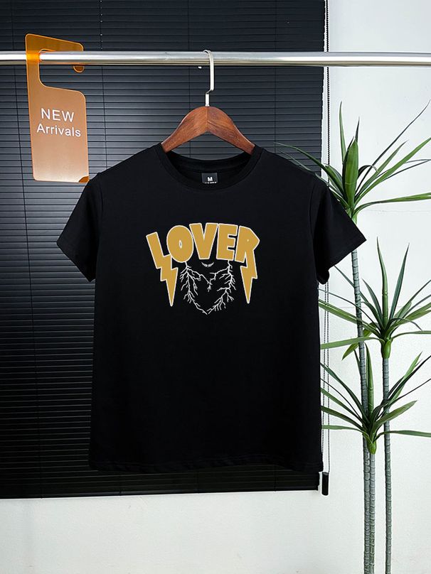 Women Standard Style Short Sleeve Printed Top_ecoleips.com
