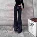 American High Street Design Studded Jeans, 2026 Early Autumn New Y2k Hot Girl High-waisted Flared Pants_ecoleips.com