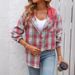 2025 Women's Autumn Winter New Casual Fashion Oversize Loose Plaid Shirt_ecoleips.com