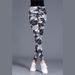 K Trendy Camouflage Outerwear Leggings Printed Women's Plus Size Elastic Slim Leg Pants Cropped Pants_ecoleips.com
