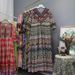Vintage Thai Ethnic Style Long With Embroidered Collar, Waist-Cinching, Slimming Lantern Sleeves, Bohemian Flared Dress_ecoleips.com