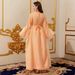 Women's Clothing Solid Color Robe Female Dress Temperament Elegant Dress Cardigan_ecoleips.com