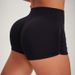 Women's Clothing Tight High Waist Three Quarter Hip Revealing Seamless Knitted Yoga Peach Pants Shorts Summer Sports Fitness Pants_ecoleips.com