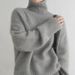 K Thickened High-neck Loose Versatile Knitted Pullover Sweater For Women; Lazy Style Base Layer To Be Worn As Outerwear._ecoleips.com