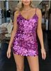 Women's Clothing new fashion sexy net celebrity chain beads irregular dress _ecoleips.com