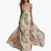 Summer Off-Shoulder Suspender Dress European And American Style Flattering French Elegant High-End Beach Vacation Women's Fashion_ecoleips.com