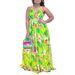 Women's Clothing Fashion Temperament V-neck Strap Printed Beach Sexy Dress_ecoleips.com