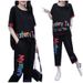 Women's Clothing Plus Size Summer Two Piece Set Casual Stylish Fit And Flare Dresses For Women_ecoleips.com