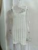 Elegant V-Neck Knitted Pearl Waist Hollow Suspender Dress For Women - Summer Fashion Mini Dress With Breathable Design (S/M/L)_ecoleips.com