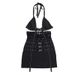 YJ24058 Spring 2025 New Hot Girl Backless Bodycon Dress, Vacation Style European And American Sexy Hollow Out Dress For_ecoleips.com