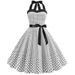 K Women's Dress With Suspender And Polka Dot, New Retro Style Big Swing Skirt, Plus Size Skirt_ecoleips.com