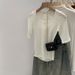 European-style High-end Round-neck Thin Short-sleeve Wool T-shirt For Women, 2025 Summer New Slim-fit And Slimming_ecoleips.com