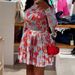 Floral Print Long Sleeve Blouse & Pleated Midi Skirt Set – Summer Elegant Outfit Flowy Pleated Skirt_ecoleips.com