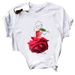 product From Independent Store: New 3D Petal Girl Cartoon Short-sleeve Plus-size Simple Loose-fit Women's T-shirt_ecoleips.com