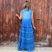 2024 Summer New European And American Cross-Border Women's Solid Color V-Neck Fashion Frayed Edge Patchwork Denim_ecoleips.com