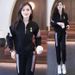 Women's Casual Sportswear Suits Loose Fashionable Trendy Two Piece Set Sweatshirts And Sweatpants Spring Autumn New_ecoleips.com