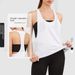 Women's Clothing Sports Blouse Fitness Sports Vest T-shaped Quick-drying Slim Sleeveless Running Sports Vest Blouse_ecoleips.com