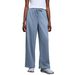 Women's Wide Leg Pants For Loose Fit, Slimming, Straight Leg, Thickened, Warm, Suitable For Commuting, Sports, And Casual Wear. D25133_ecoleips.com