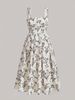 Plus-size Fashionable Elegant Printed Dress_ecoleips.com