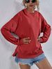 Women's Casual Loose Sweatshirt Fleece Lined Hooded_ecoleips.com