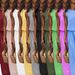 Women's Clothing Summer New Women's Round Neck Sleeveless Dress Slit Multi Color Solid Color Long Skirt_ecoleips.com