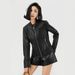 Women’s Biker PU Leather Jacket – Slim-Fit Motorcycle Style Coat (S-XL Euro Sizing For 100-150lbs, Edgy Yet Elegant Fall Outerwear)_ecoleips.com