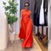 Women's Clothing Waist Stitching Sleeveless Lace Large Skirt Dress_ecoleips.com