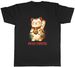 Women's T-Shirts Personalised Japanese Lucky Cat Maneki Neko Mens T-Shirt Tee Gift Top_ecoleips.com