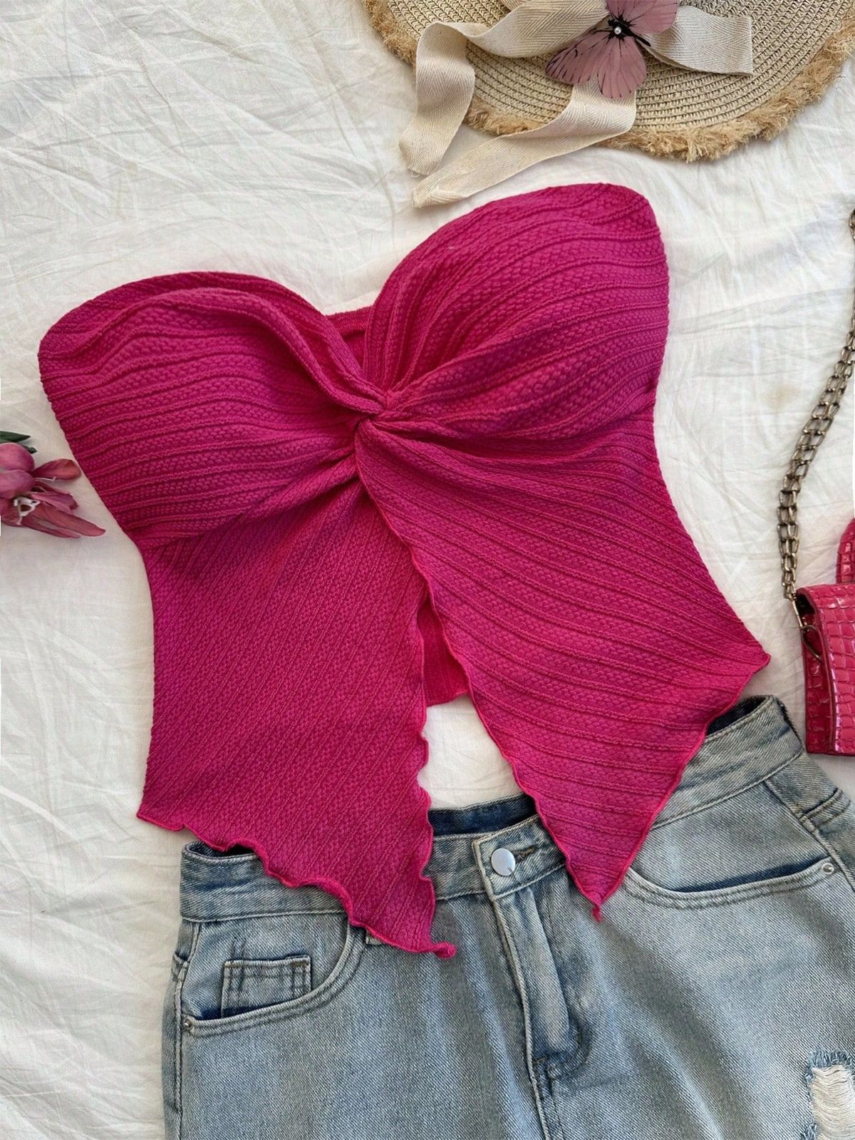 Women's Clothing Beautiful Back Underwear Tube Top Small Vest For Women To Wear As An Outer Layer And As An Inner Layer_ecoleips.com