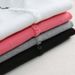 2025 Threaded Premium Cotton 2025 Winter Women's Bottom Shirt Button Up Top Long Sleeved T-Shirt Versatile Interior, Slim Fit_ecoleips.com