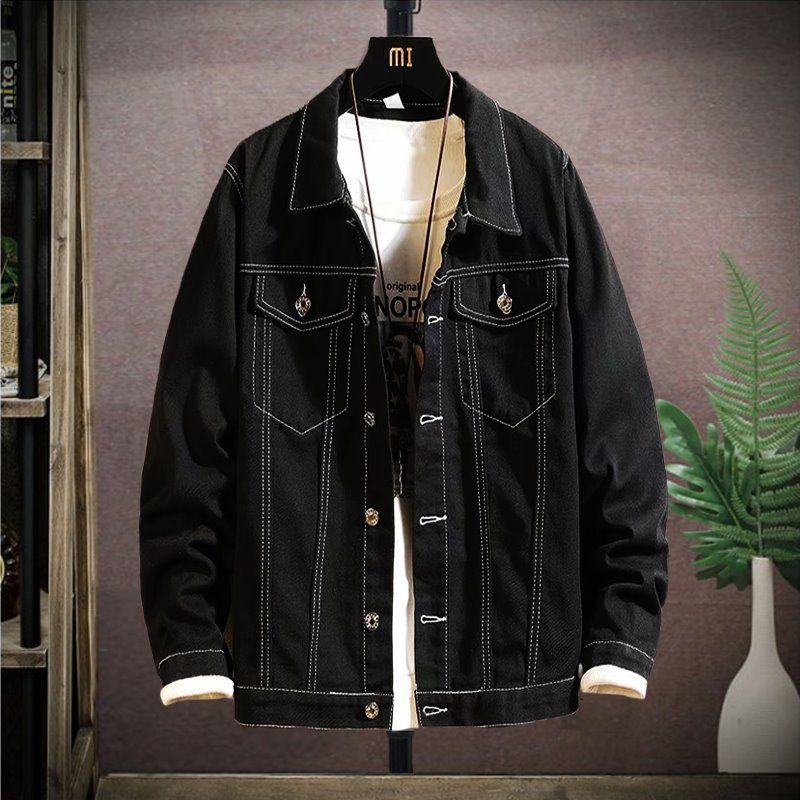 Women's Clothing Embroidered Denim Jacket For Men Korean Style Trendy And Stylish Loose Fit Versatile Top New Spring Autumn_ecoleips.com