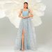 Women's Clothing Square Neck Sling Long Bohemian Style Big Swing Mesh Evening Dress For Women_ecoleips.com