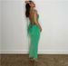 INS European And American Style 2022 Summer New Women's Fashion Sexy Backless Slim-fit Bodycon Dress_ecoleips.com