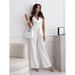 High Waisted Commuter Slim Waist Tie Jumpsuit Trousers For Women Style New Fashion_ecoleips.com