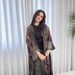 Muslim Dress Women Women's Chiffon Printed Fashion Robe Versatile Ethnic Style Outerwear Polyester Muslim Dress_ecoleips.com
