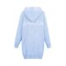 Oversized Hooded Cardigan Sweater For Women - Long Open Front Knit Coat With Pockets (Light Blue/Black/Pink, Sizes 1XL-5XL)_ecoleips.com